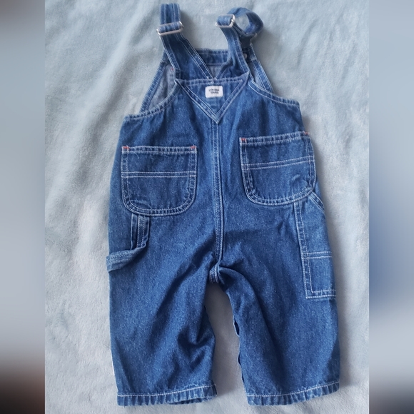 Please Mum Vintage Owl embroidery Denim Overalls 6 months - Picture 5 of 5